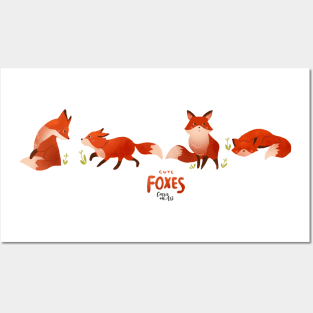 Foxes Posters and Art